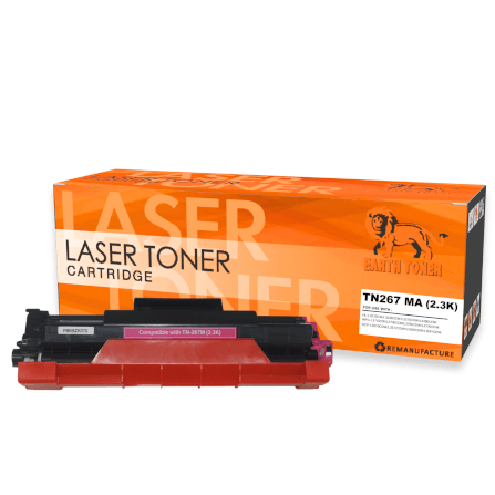 หมึกพิมพ์เลเซอร์ EARTH TONER รุ่น TN-267M สีแดง