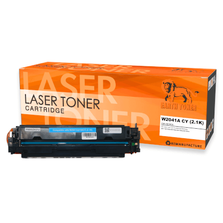 หมึกพิมพ์เลเซอร์ EARTH TONER รุ่น W2041A (416A) สีฟ้า_1