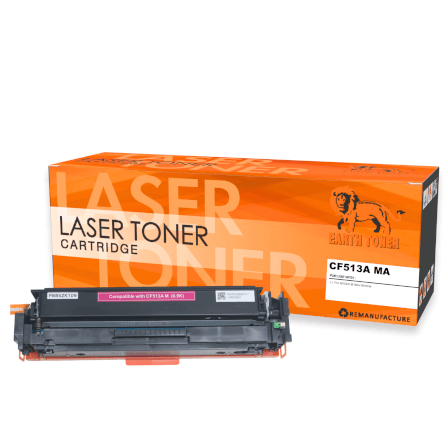หมึกพิมพ์เลเซอร์ EARTH TONER รุ่น CF513A (204A) สีแดง_1