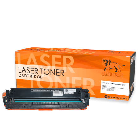 หมึกพิมพ์เลเซอร์ EARTH TONER รุ่น CE320A (128A) สีดำ_1