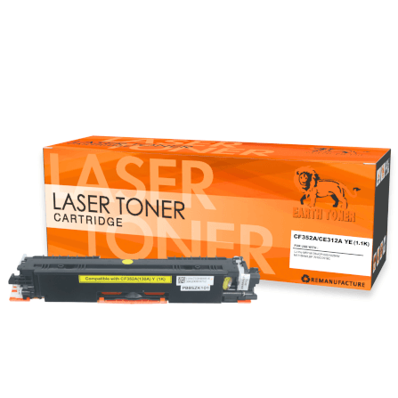 หมึกพิมพ์เลเซอร์ EARTH TONER รุ่น CF352A (130A) สีเหลือง_1