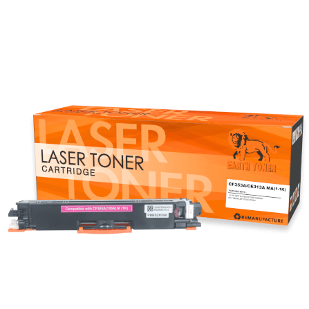 หมึกพิมพ์เลเซอร์ EARTH TONER รุ่น CF353A (130A) สีแดง_1