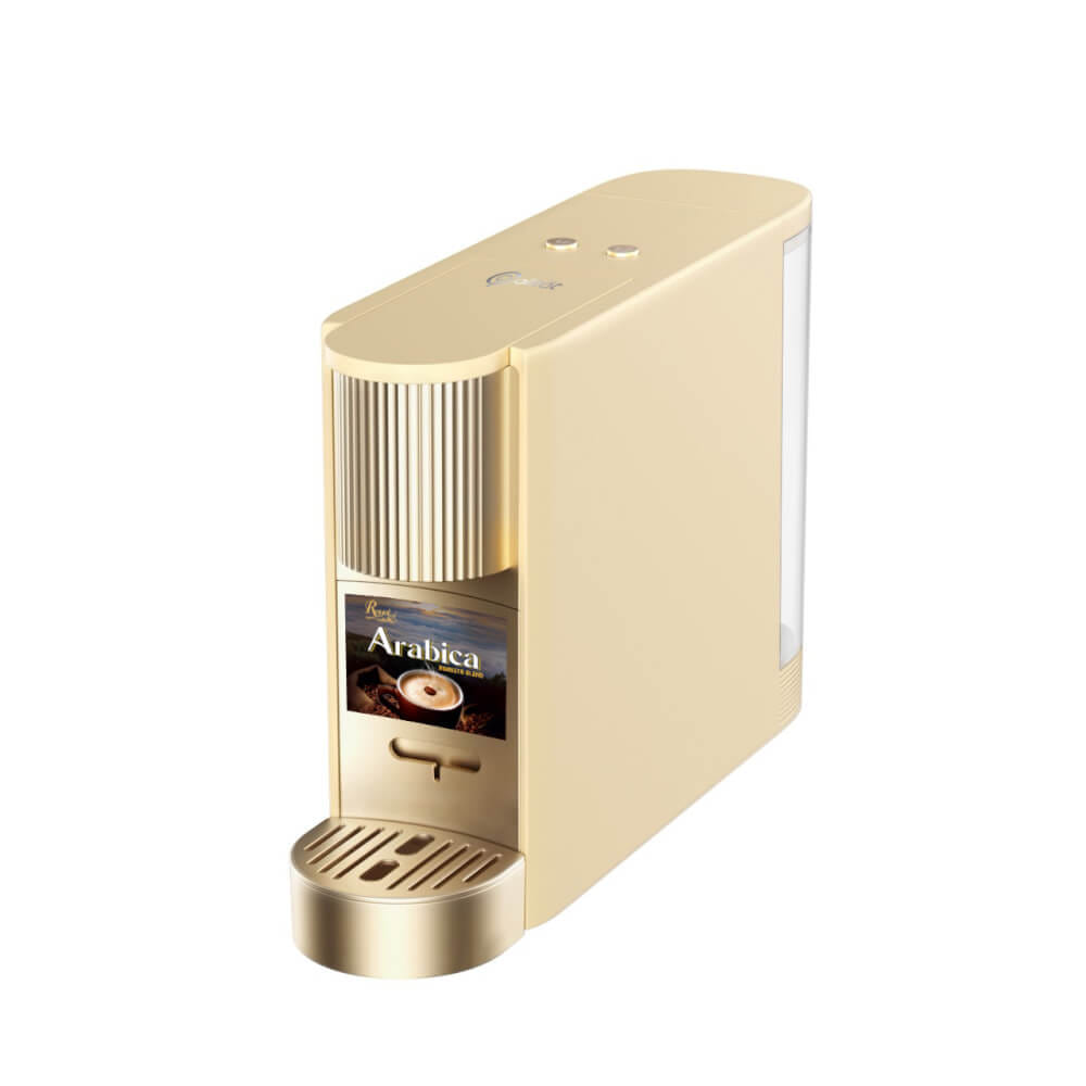 เครื่องชงกาแฟแคปซูล QUALITAT รุ่น ROYAL BARISTA RB-832G สีทอง_0