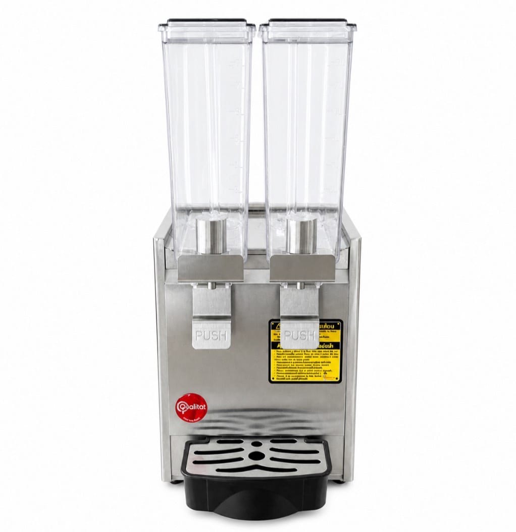 เครื่องจ่ายเครื่องดื่มเย็น QUALITAT รุ่น C082 สีเงิน_2