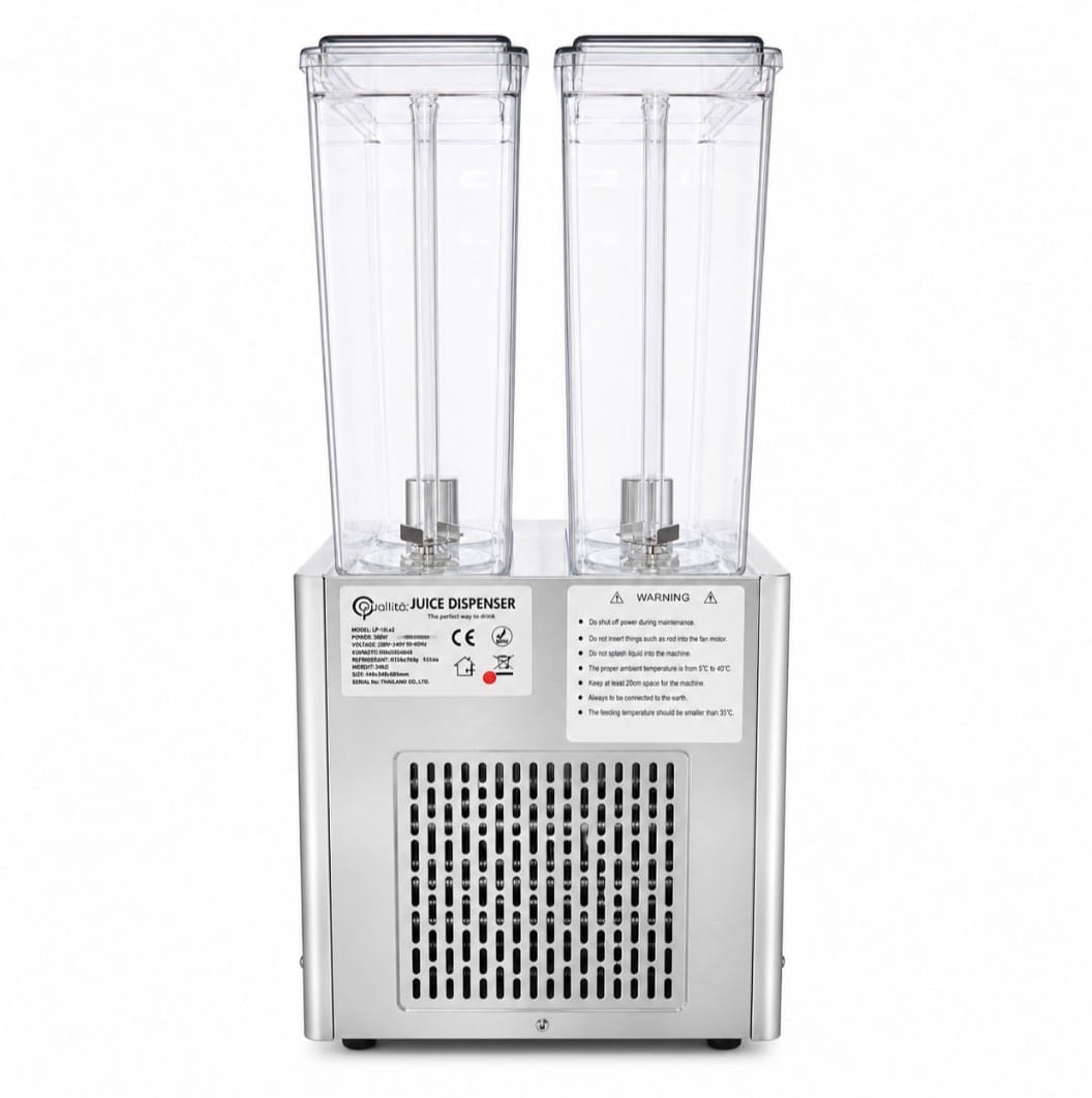 เครื่องจ่ายเครื่องดื่มเย็น QUALITAT รุ่น C082 สีเงิน_3