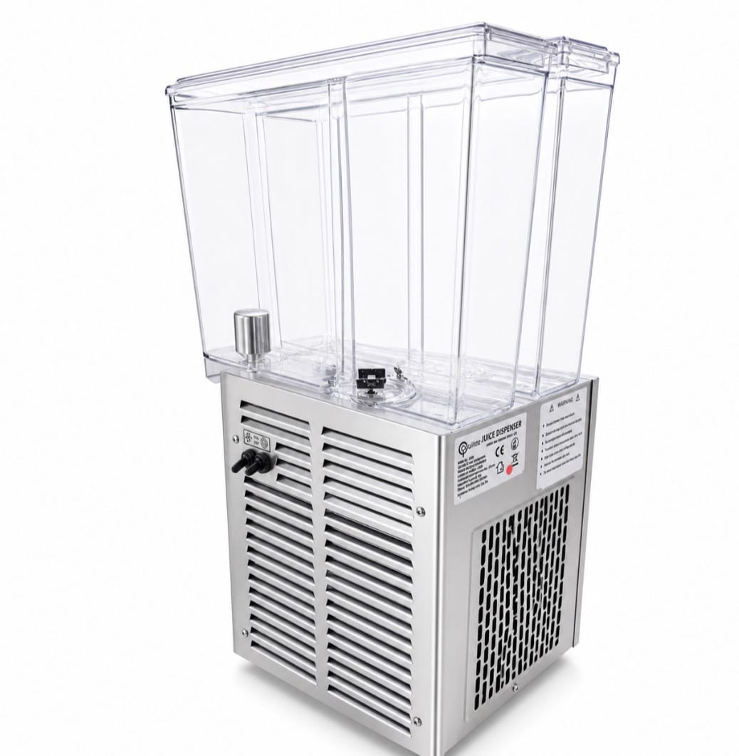 เครื่องจ่ายเครื่องดื่มเย็น QUALITAT รุ่น C082 สีเงิน_4