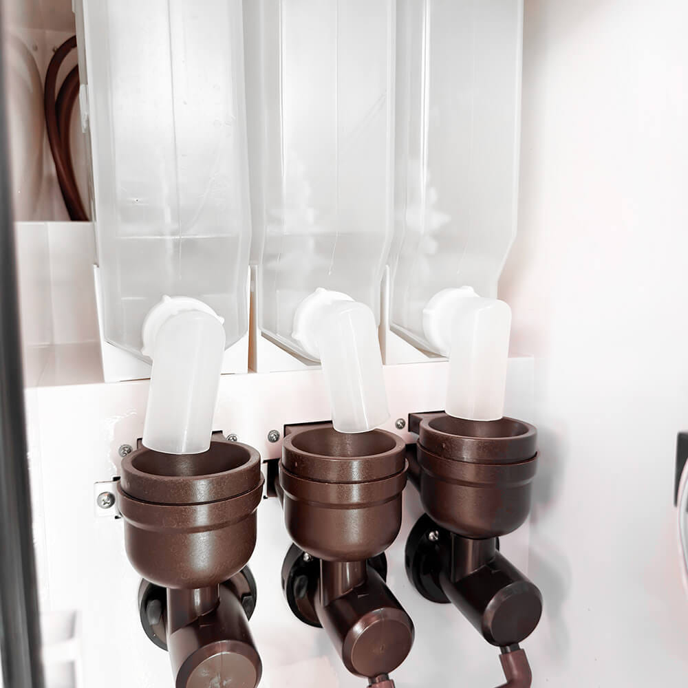 เครื่องชงกาแฟอัตโนมัติ หยอดเหรียญ QUALITAT รุ่น CF316G สีทอง_5