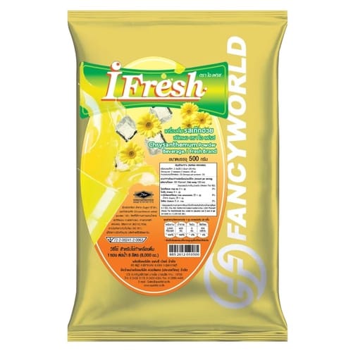 ผงน้ำผลไม้รสเก๊กฮวยสำเร็จรูปชนิดผง I-FRESH ขนาด 500 กรัม (ยกลัง 24 แพ็ค)_2
