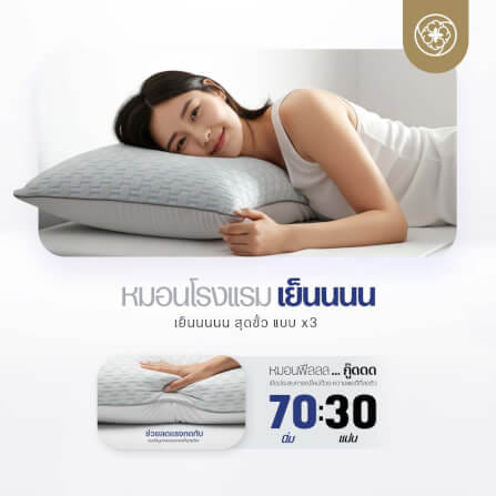 หมอนเย็น ORIENTAS รุ่น COOL SLEEP เย็น สบาย แม้ไม่เปิดแอร์_3