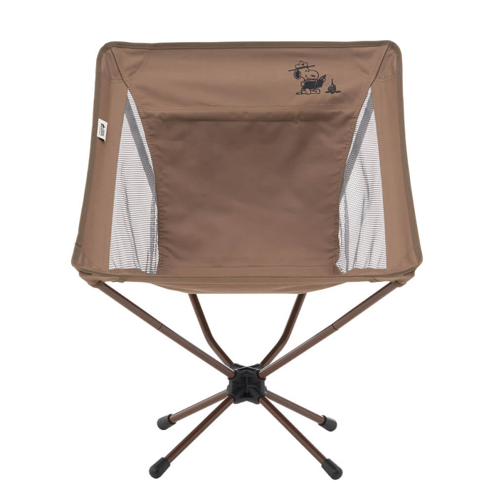 เก้าอี้บัคเก็ต LOGOS SNOOPY (BEAGLE SCOUTS 50YEARS) BUCKET CHAIR สีน้ำตาล
