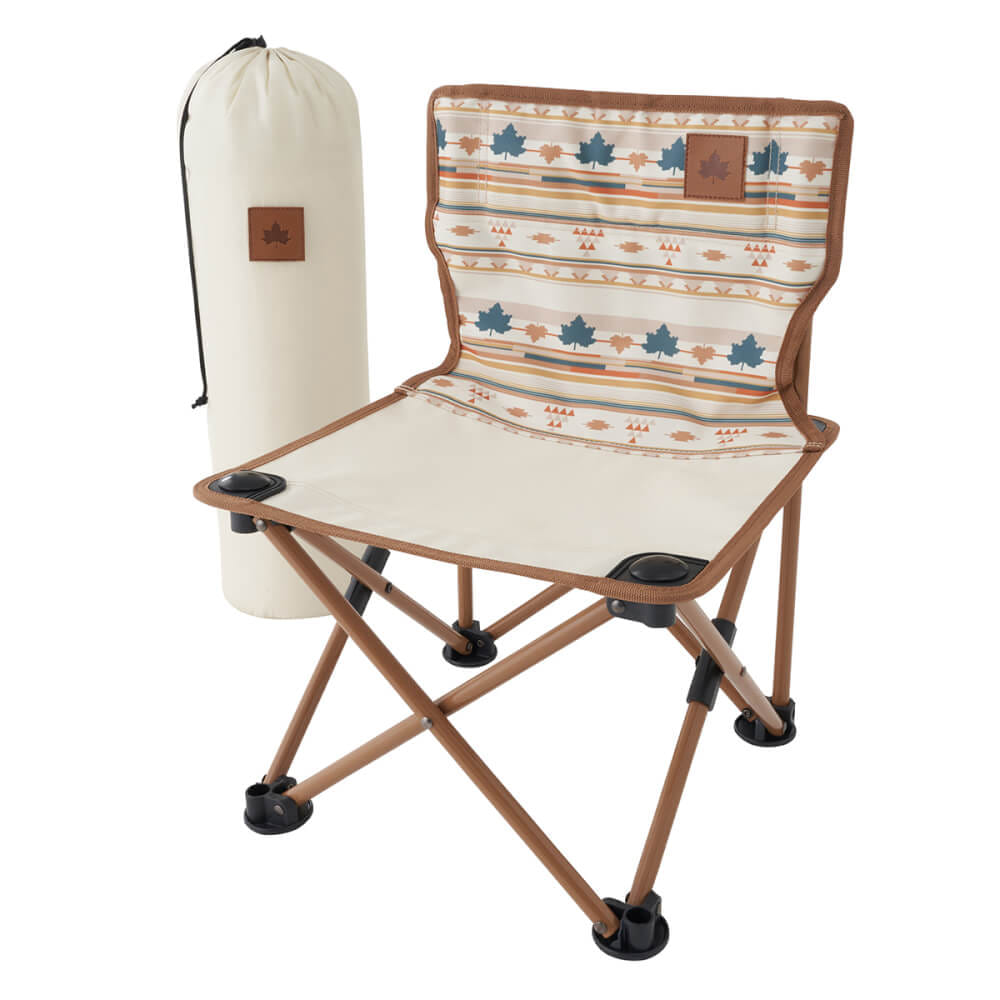 เก้าอี้สนาม LOGOS DESIGN TINY CHAIR (NAVAJO) สีเบจ