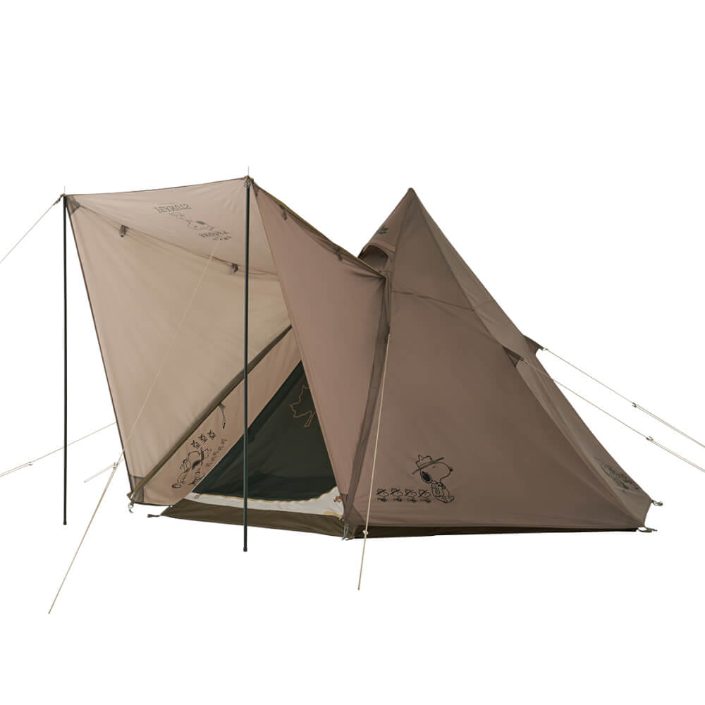 เต็นท์กระโจม LOGOS SNOOPY（BEAGLE SCOUTS 50YEARS )TEPEE-BD สีน้ำตาล_2