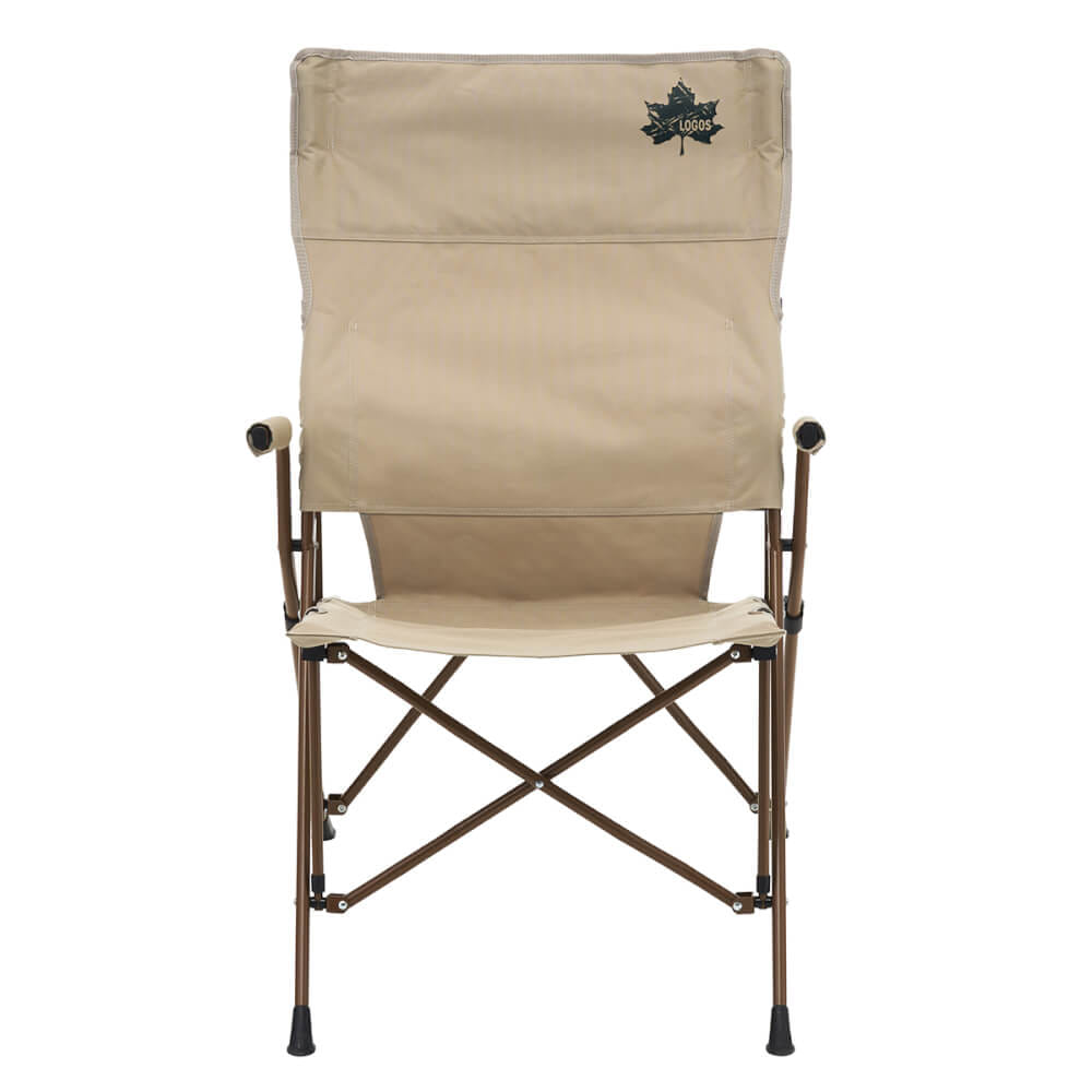 เก้าอี้สนาม LOGOS TRADCANVAS WORK BACK CHAIR สีเบจ