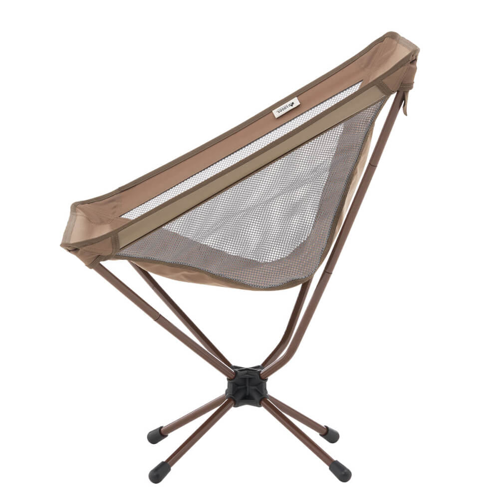 เก้าอี้บัคเก็ต LOGOS SNOOPY (BEAGLE SCOUTS 50YEARS) BUCKET CHAIR สีน้ำตาล