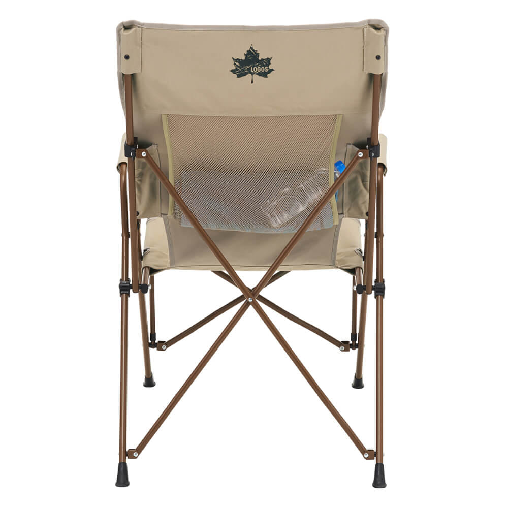 เก้าอี้สนาม LOGOS TRADCANVAS WORK BACK CHAIR สีเบจ