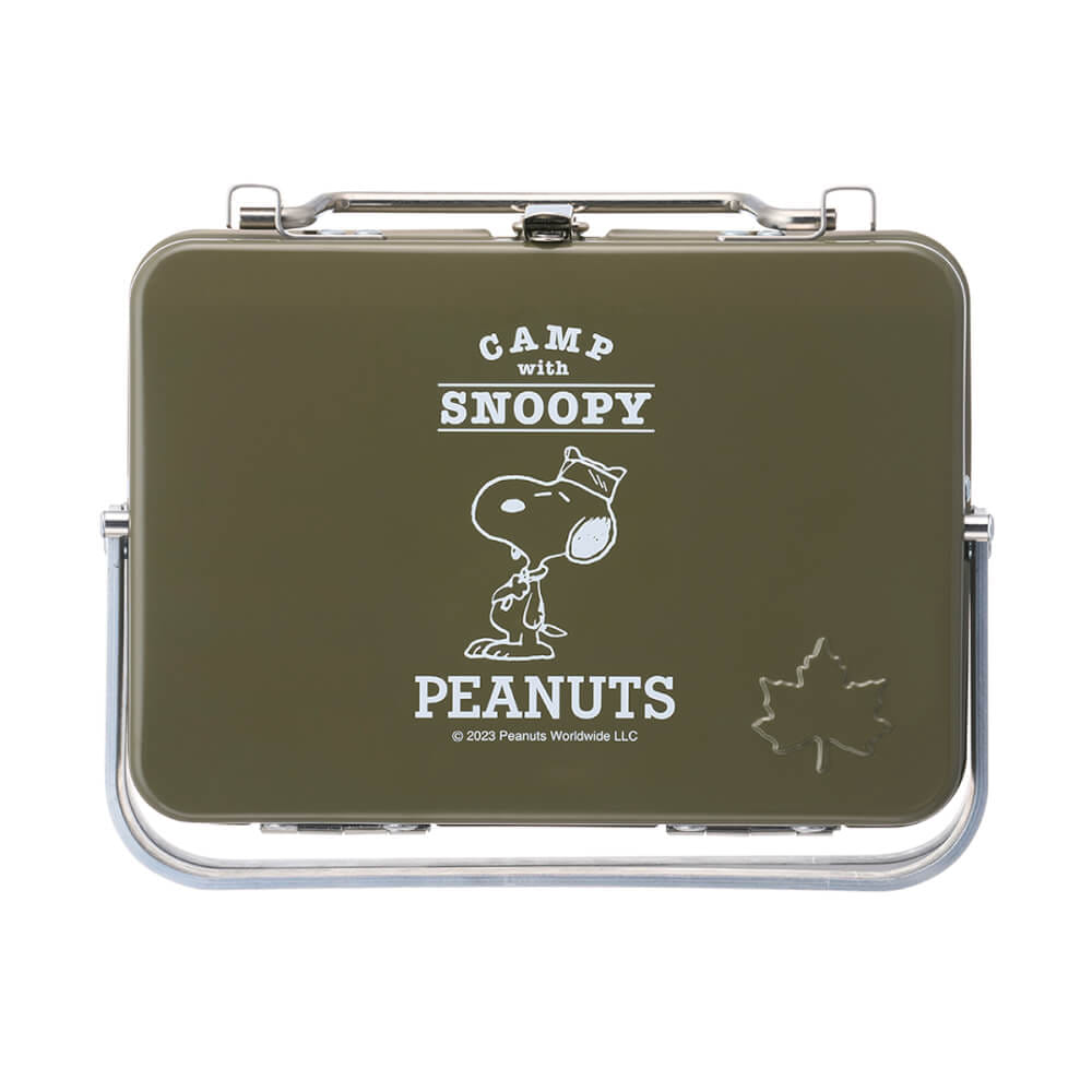 เตาถ่านบาร์บีคิว LOGOS SNOOPY (BEAGLE SCOUTS 50YEARS) ทรงกระเป๋า แบบพกพา_6
