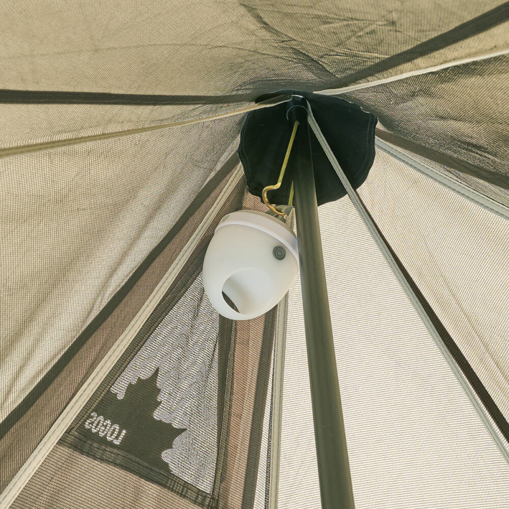 เต็นท์กระโจม LOGOS SNOOPY（BEAGLE SCOUTS 50YEARS )TEPEE-BD สีน้ำตาล_6