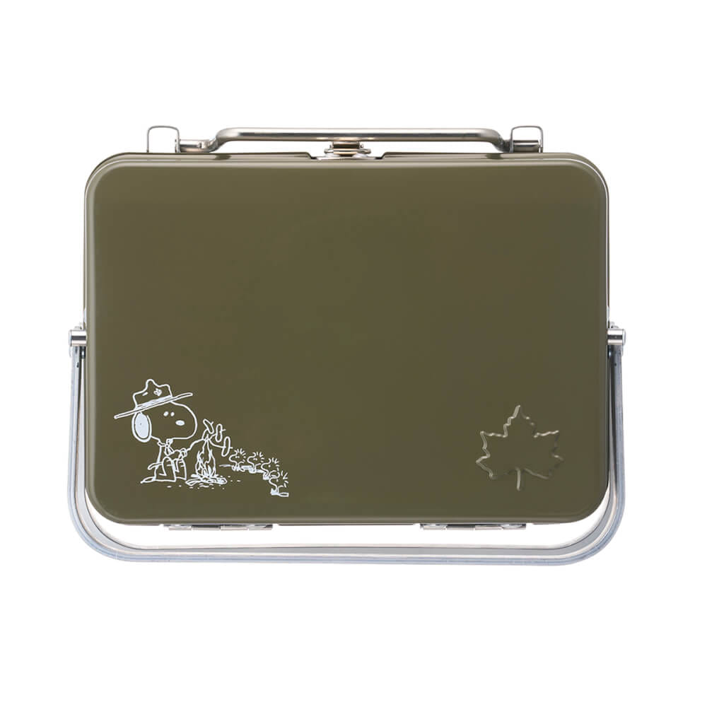 เตาถ่านบาร์บีคิว LOGOS SNOOPY (BEAGLE SCOUTS 50YEARS) ทรงกระเป๋า แบบพกพา_7
