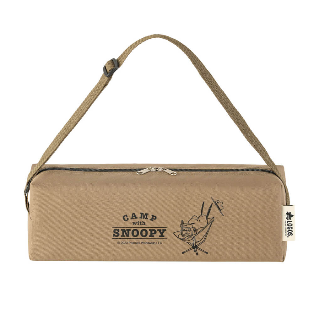 เก้าอี้บัคเก็ต LOGOS SNOOPY (BEAGLE SCOUTS 50YEARS) BUCKET CHAIR สีน้ำตาล