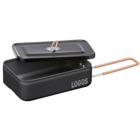ชุดกระทะและถ้วยซุป LOGOS MESS KIT AND COOKER SET-BA,สีดำ_4