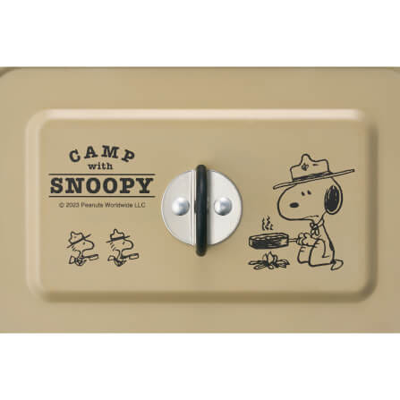 กระทะแคมป์ปิ้ง LOGOS MESS KIT SNOOPY (BEAGLE SCOUTS 50YEARS),สีเบจ_5