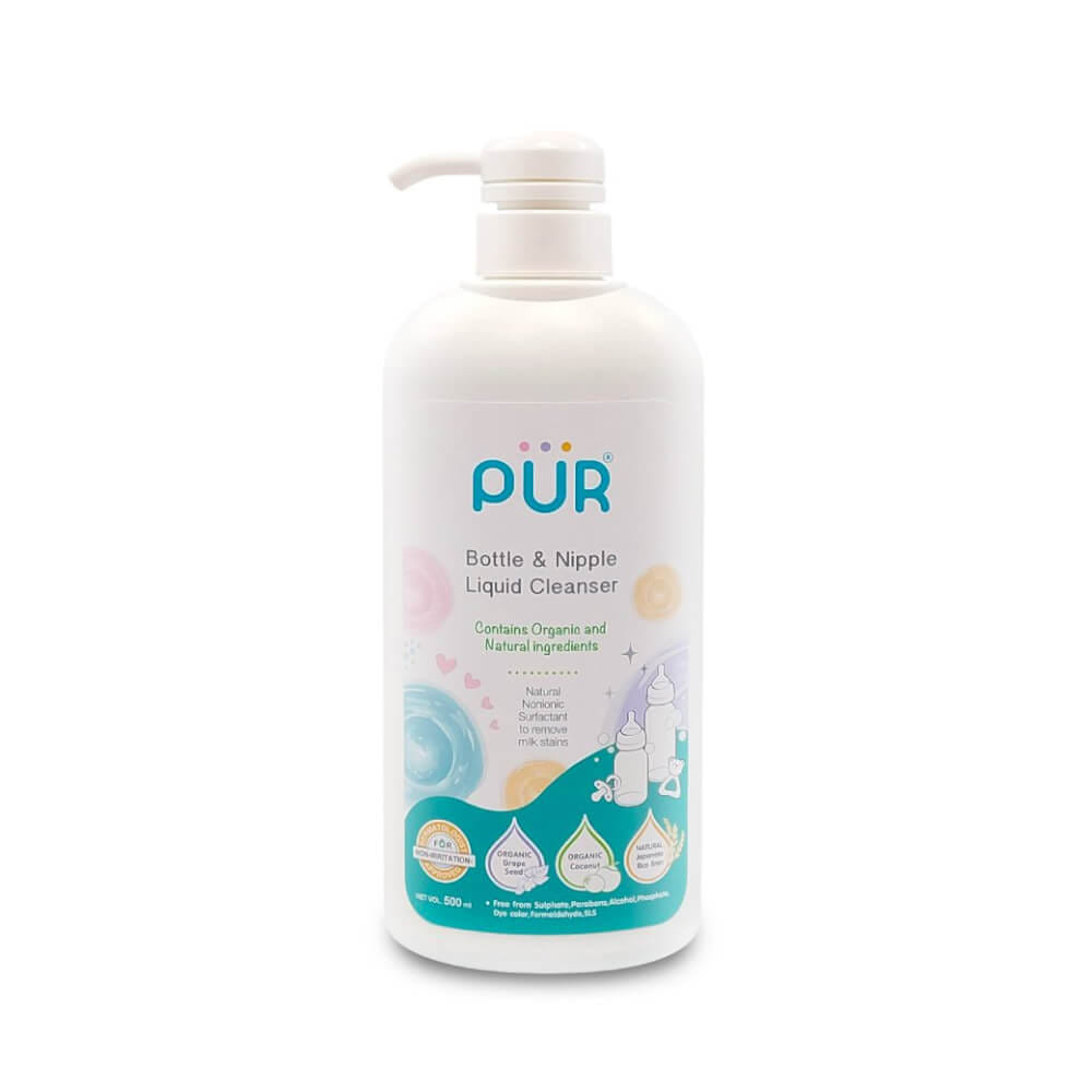 น้ำยาล้างขวดนมและจุกนม PUR ขนาด 500 มล.