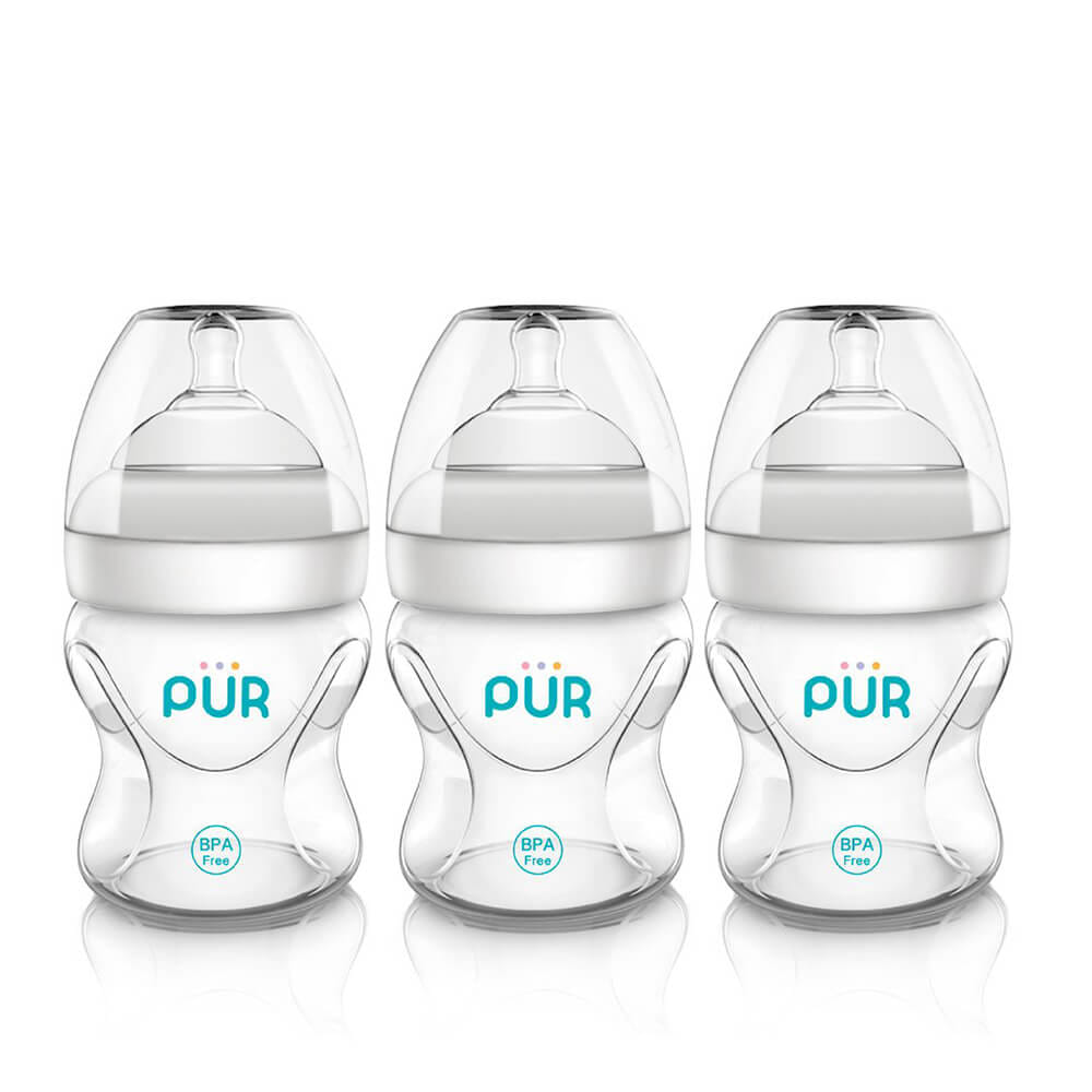 ขวดนม PUR ADVANCED WIDE NECK ขนาด 5 ออนซ์/150 มล. (แพ็ค 3)_0