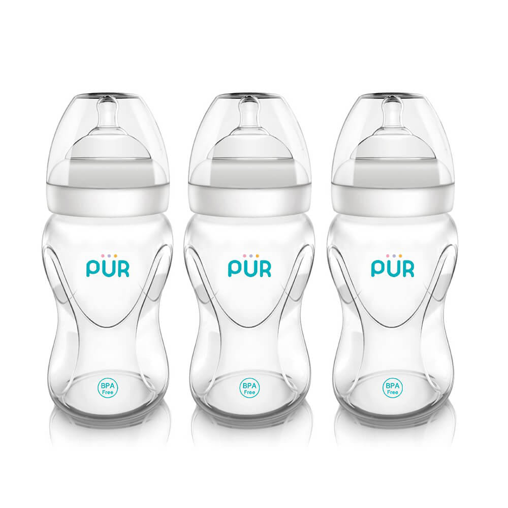 ขวดนม PUR ADVANCED WIDE NECK ขนาด 8 ออนซ์/150 มล. (แพ็ค 3)