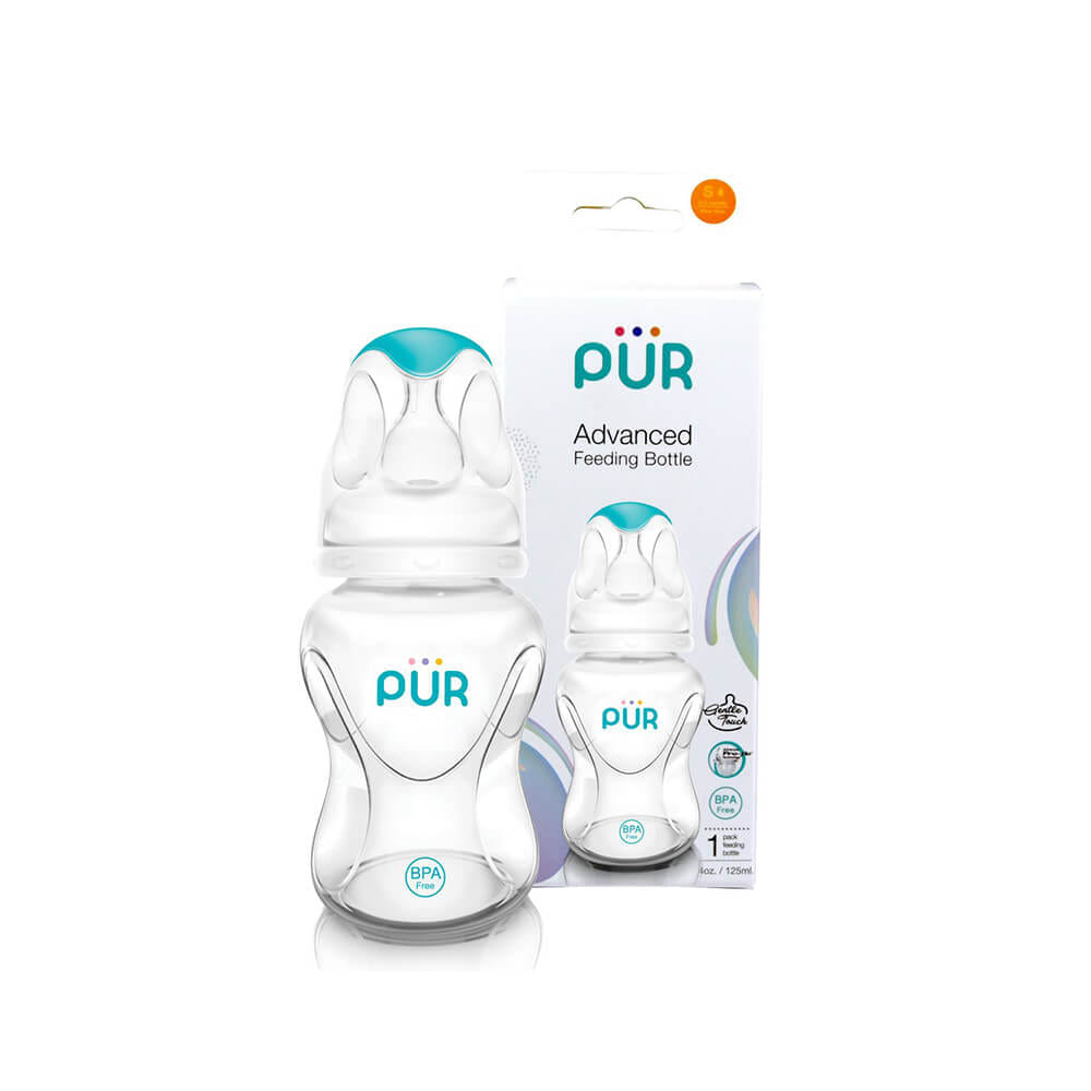 ขวดนม PUR ADVANCED SLIM NECK ขนาด 4 ออนซ์/125 มล.