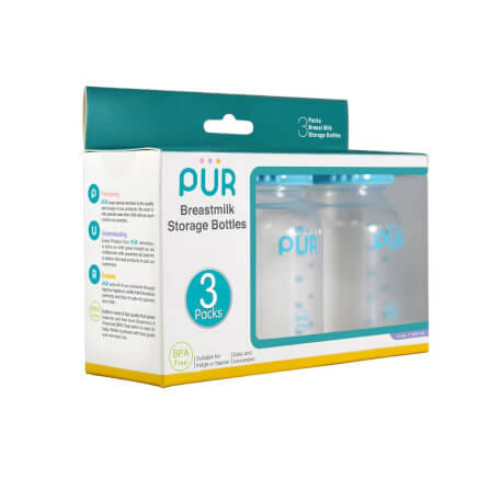 ขวดเก็บน้ำนม PUR สีฟ้า (แพ็ค 3)_2