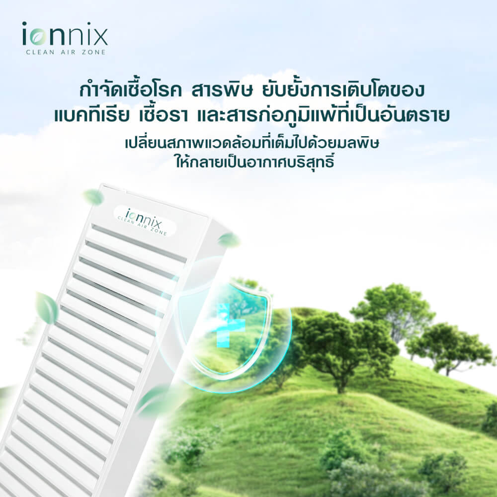 เครื่องฟอกอากาศ IONNIX GERM AND TOXIN ELIMINATOR FOR AIR AND VARIOUS SURFACES ครอบคลุมพื้นที่ 26-30 ตร.ม._5