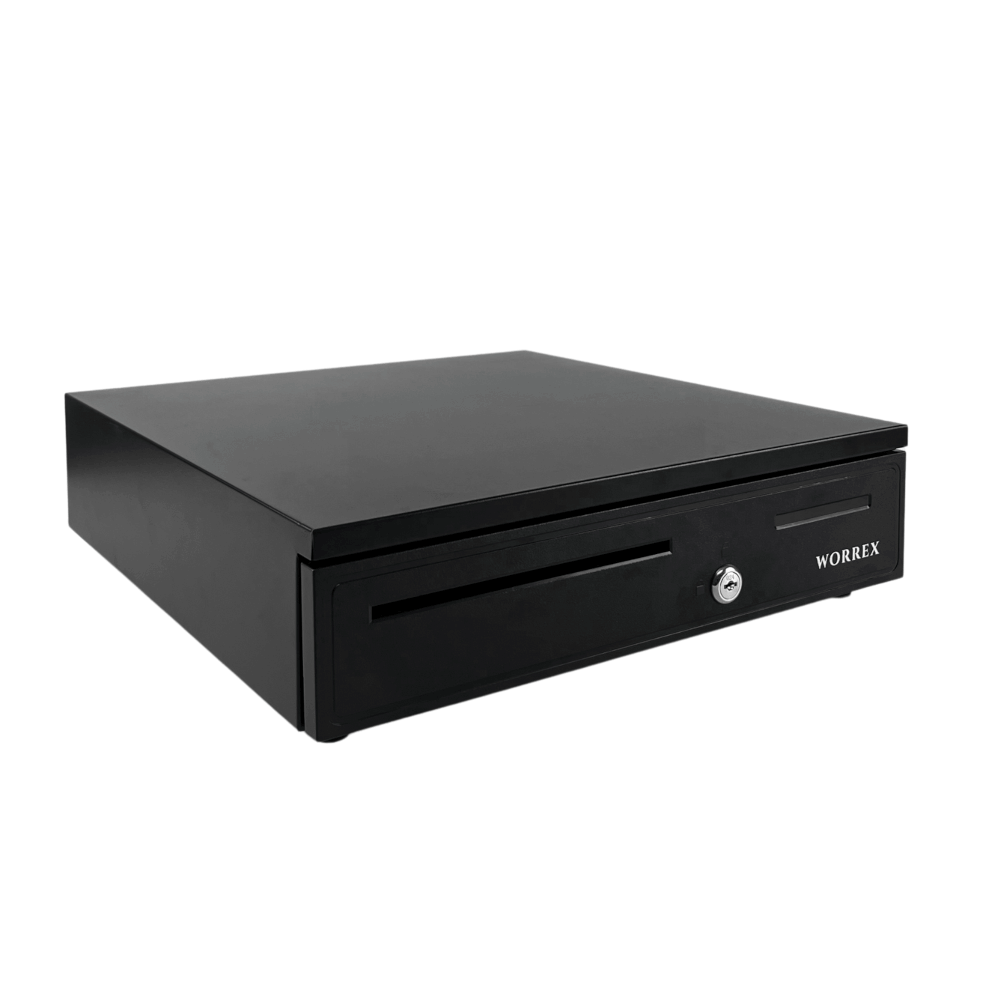 ลิ้นชักเก็บเงิน WORREX รุ่น W-GTC405 สีดำ 5 ช่องแบงค์ 5 ช่องเหรียญ RJ11 12/24V_2