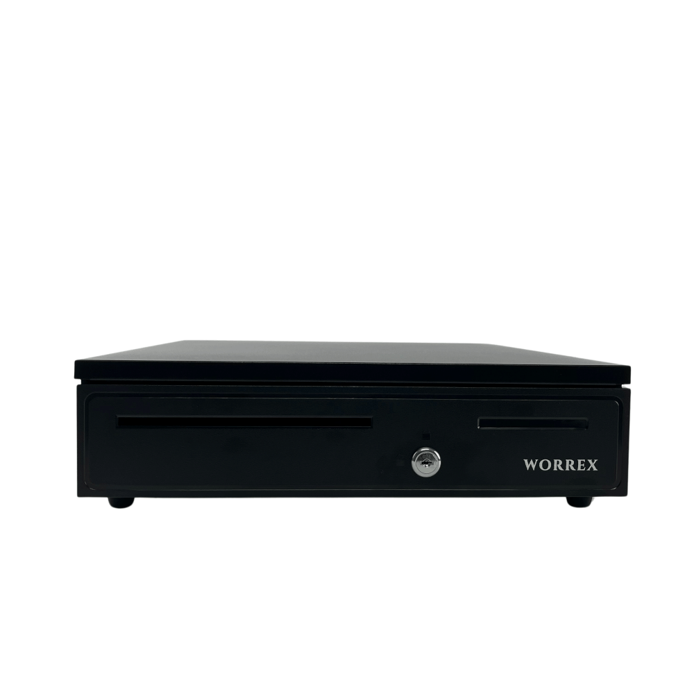 ลิ้นชักเก็บเงิน WORREX รุ่น W-GTC405 สีดำ 5 ช่องแบงค์ 5 ช่องเหรียญ RJ11 12/24V_3