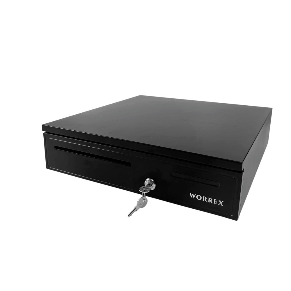 ลิ้นชักเก็บเงิน WORREX รุ่น W-GTC405 สีดำ 5 ช่องแบงค์ 5 ช่องเหรียญ RJ11 12/24V_4