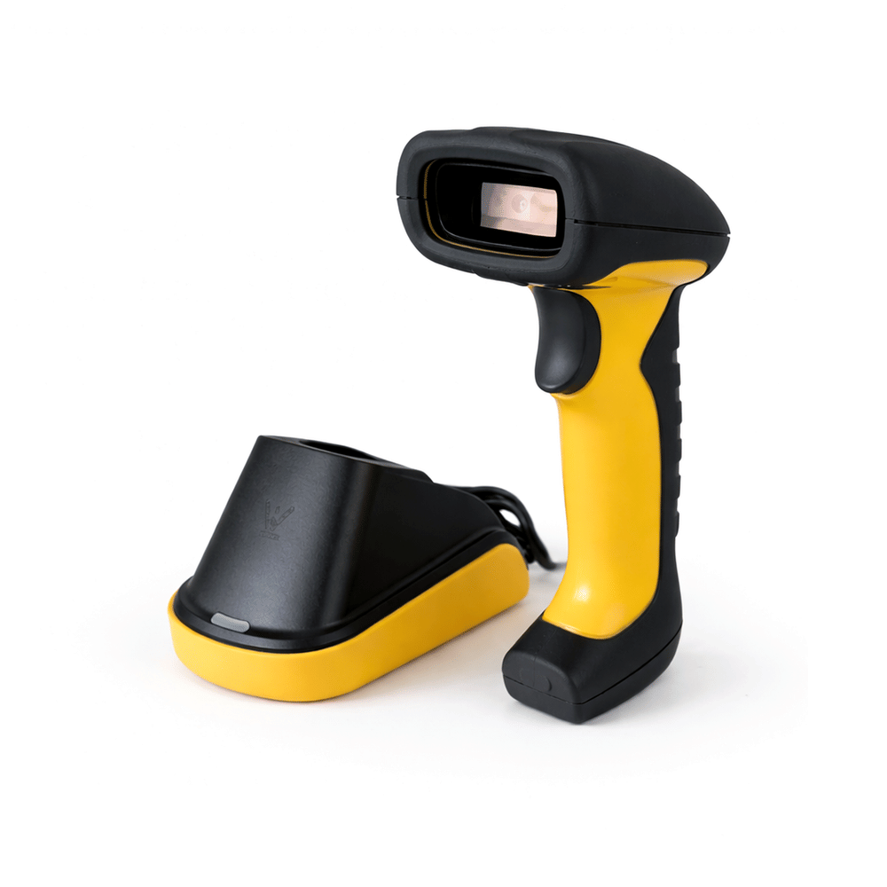 เครื่องสแกนบาร์โค้ดไร้สาย WORREX รุ่น WR-1202 (2D) BLUETOOTH+2.4G รุ่นอุตสาหกรรม