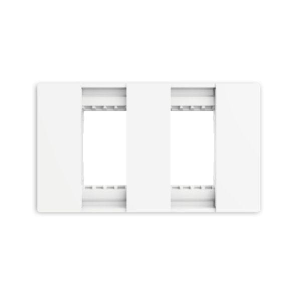 หน้ากาก 2 ช่อง GONEO รุ่น PIANO SONATA G25-K172-WH สีขาว _0