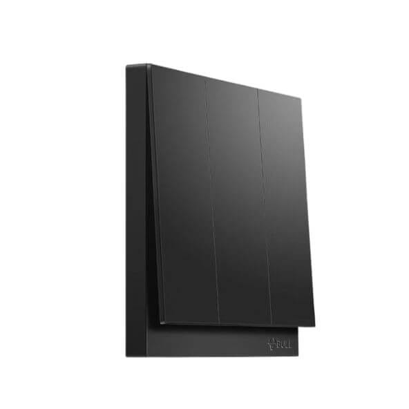 ชุดสวิตซ์ 1 ทาง 3 ช่อง GONEO รุ่น PIANO G27-K311-ZBK สีดำ_2