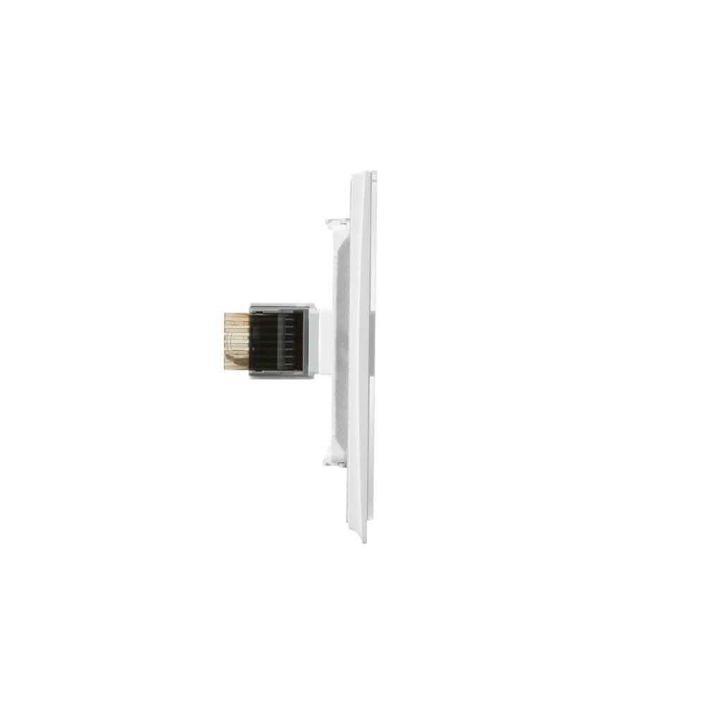 ชุดเต้ารับคอมพิวเตอร์ 1 ช่อง GONEO รุ่น PIANO OPUS ONE G67-T102-DWH สีขาว