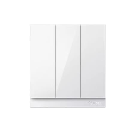 ชุดสวิตซ์ 1 ทาง 3 ช่อง GONEO รุ่น PIANO G27-K311-WH สีขาว_0