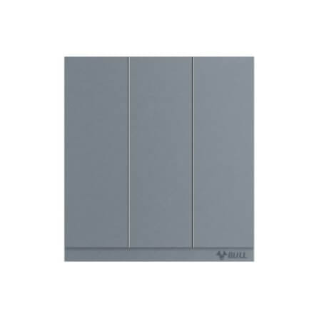 ชุดสวิตซ์ 2 ทาง 3 ช่อง GONEO รุ่น PIANO OPUS ONE G67-K312-RGY สีเทา_1