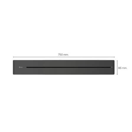 พาวเวอร์แทร็คบาร์ GONEO รุ่น GB32N ขนาด 750MM. สีดำ_5