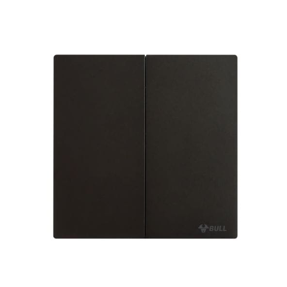ชุดสวิตช์ 2 ทาง 2 ช่อง GONEO รุ่น BUTTERFLY G56-K212-DBK สีดำ_1