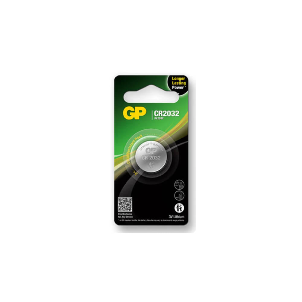 ถ่านกระดุม GP LITHIUM NO.2032-1 1 กล่อง (10 แพ็ค)_0