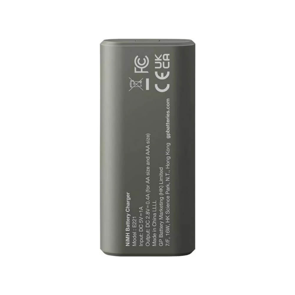 เครื่องชาร์จถ่าน GP BATTERY RECYKO E221 CHARGER + AA 2 PCS  2100MAH BATTERY_4