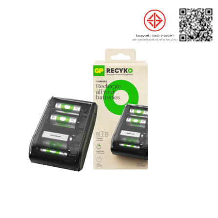 เครื่องชาร์จถ่าน GP BATTERY RECYKO UNIVERSAL CHARGER USB B631_0