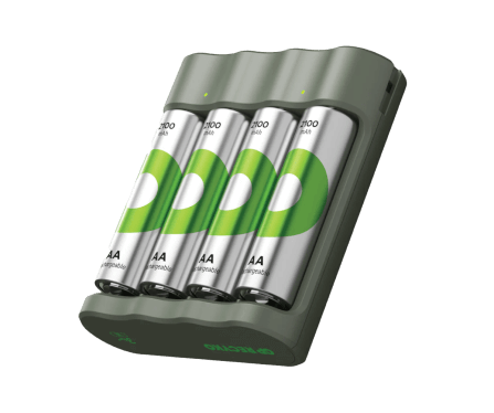 เครื่องชาร์จถ่าน GP BATTERY RECYKO B441 CHARGER + AA 4PCS 2100MAH BATTERY_4