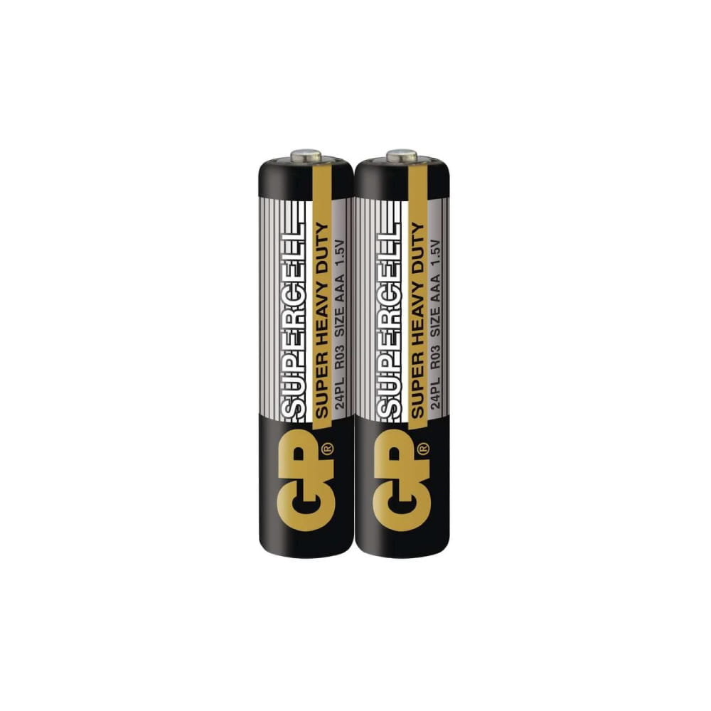 ถ่านคาร์บอนซิงค์ GP CABON ZINC SUPERCELL AAAX2 (1 กล่อง 20 แพ็ค)_0