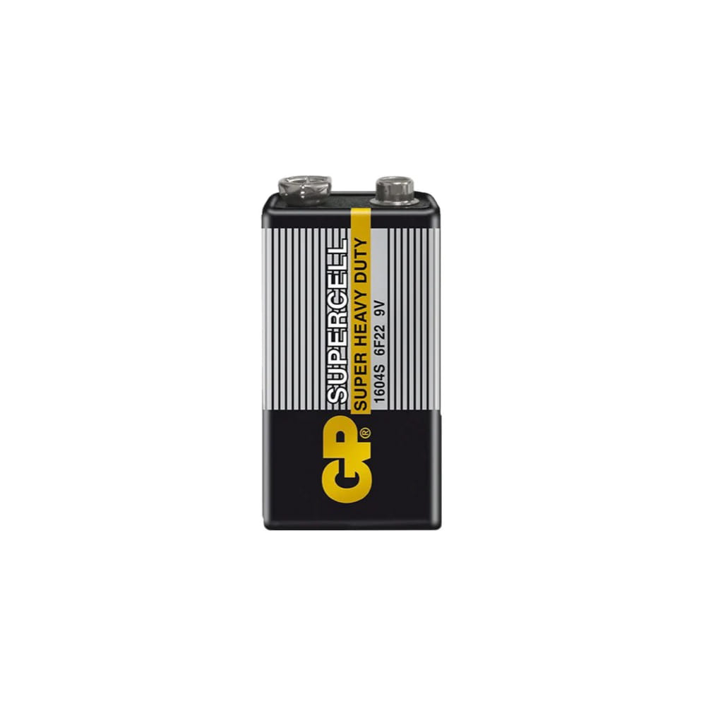 ถ่านคาร์บอนซิงค์ GP BATTERY CABON ZINC SUPERCELL 9V-1 1กล่อง (10 แพ็ค)_0