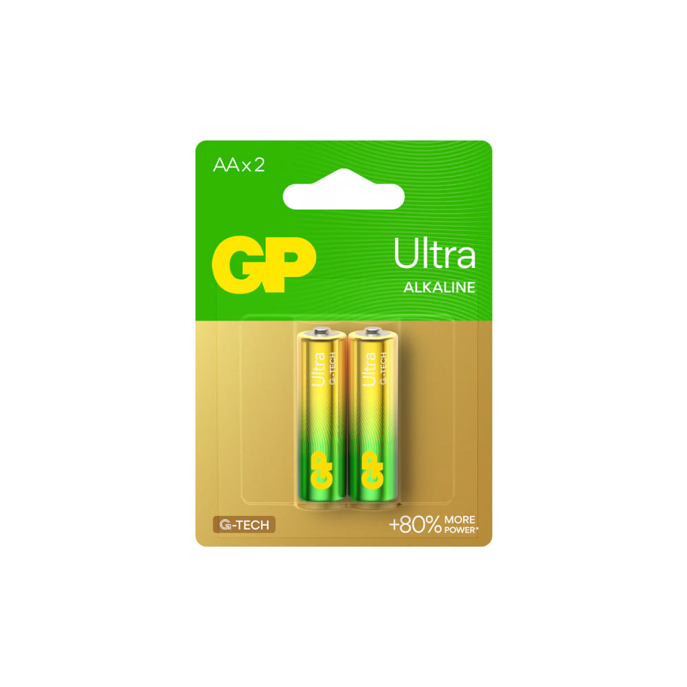 ถ่านอัลคาไลน์ GP BATTERY ULTRA ALKALINE AA X 2 1 กล่อง (10 แพ็ค)_1