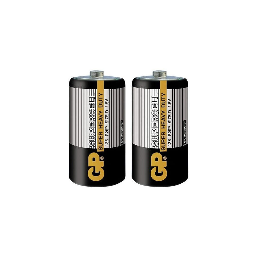ถ่านคาร์บอนซิงค์ GP BATTERY CABON ZINC SUPERCELL DX2 1 กล่อง (10 แพ็ค)_1